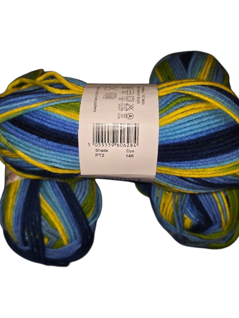 James C Brett Party Time Chunky Yarn PT16 Lot of 4 Multicolor 668 Yards